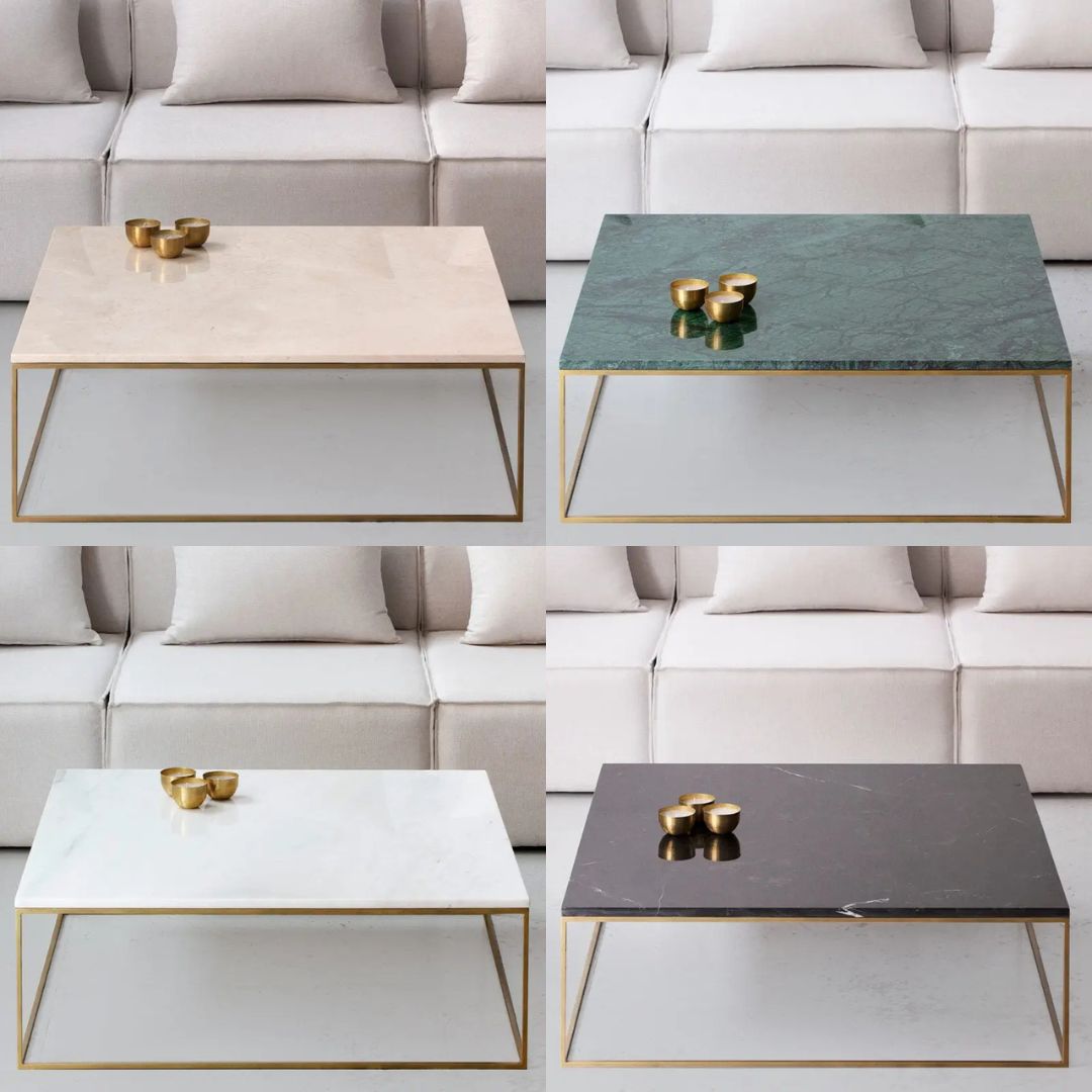 LISA DESIGN Lysa - Table Basse Plateau Effet Marbre Et Pieds Effets Bois 80 Cm LISA DESIGN Lysa - Table Basse Plateau Effet Marbre Et Pieds Effets Bois 80 Cm