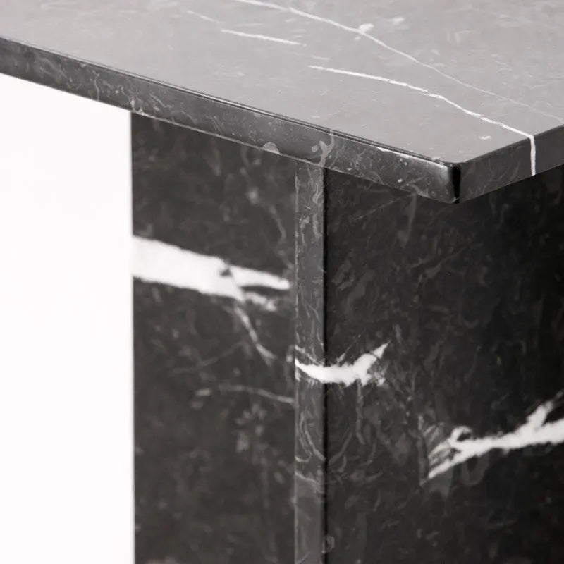 console d'entrée en Marbre Noir Marquina - Modernista Maroc