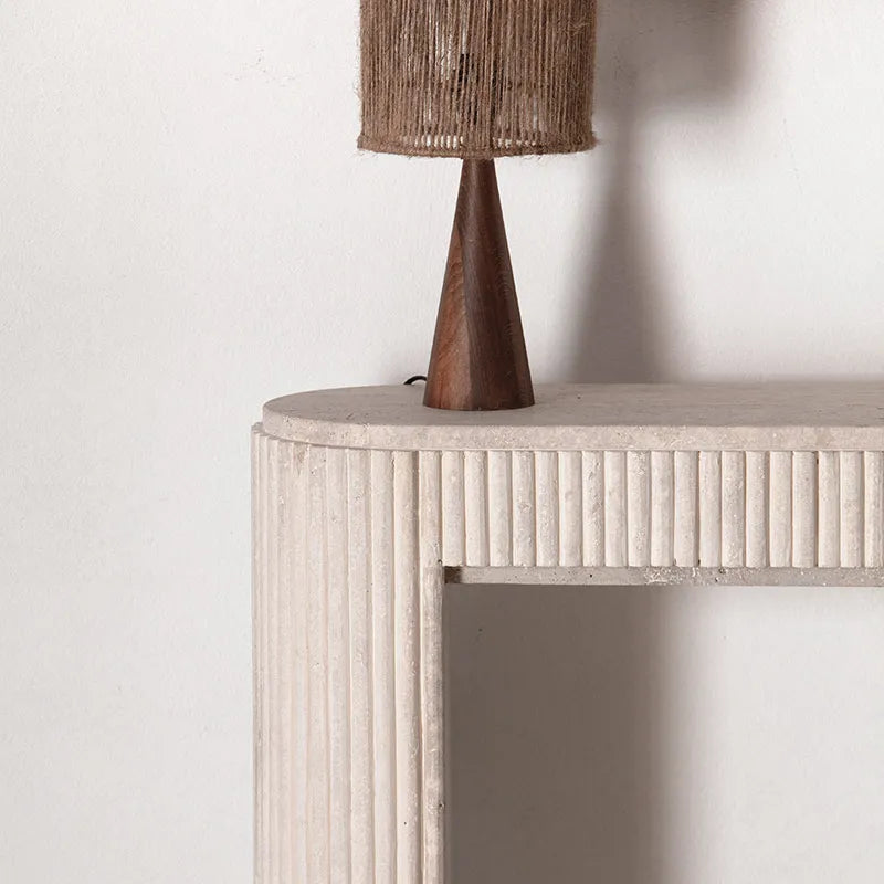 Console en travertin Thyssia