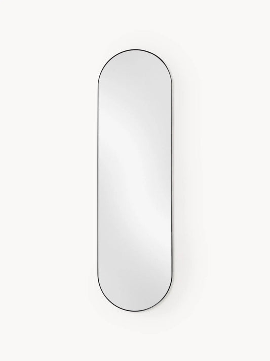 Miroir Mural Ovale Noir (4 Tailles) - Modernista Maroc