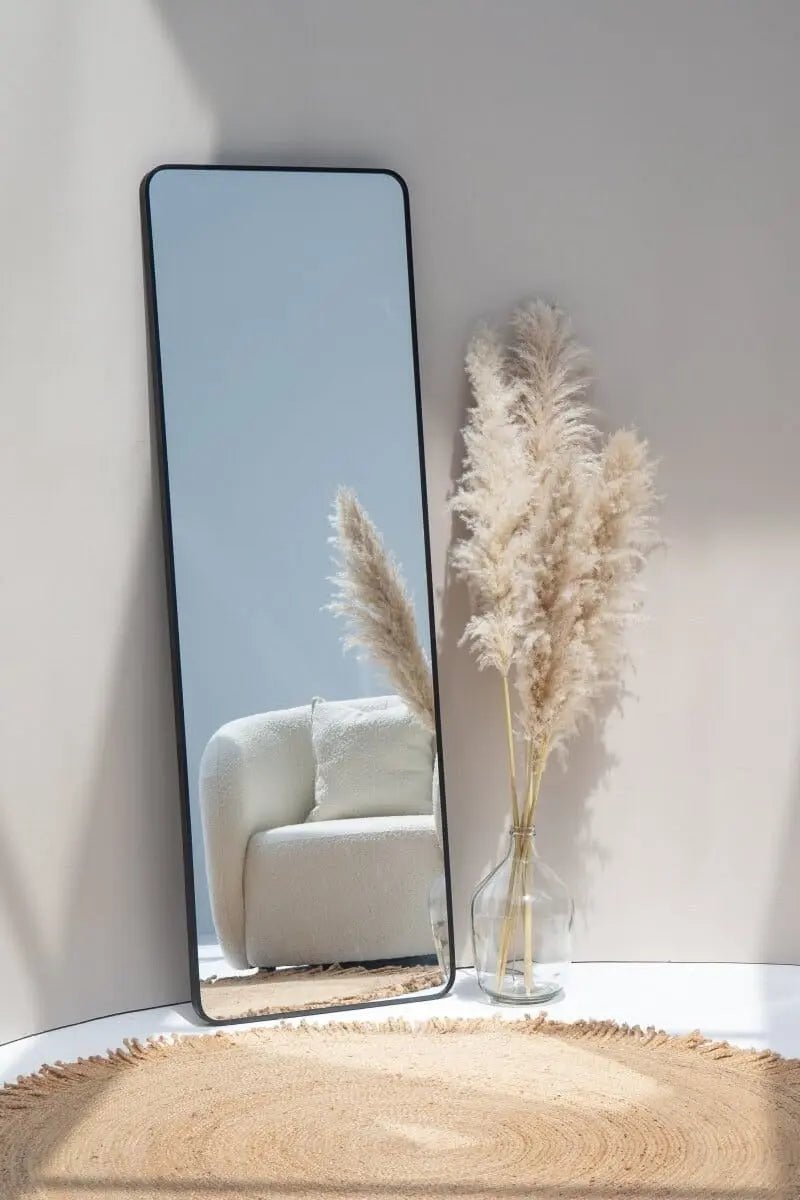 Miroir Rectangulaire Noir - Modernista Maroc