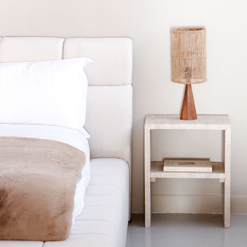 Table de chevet en Travertin