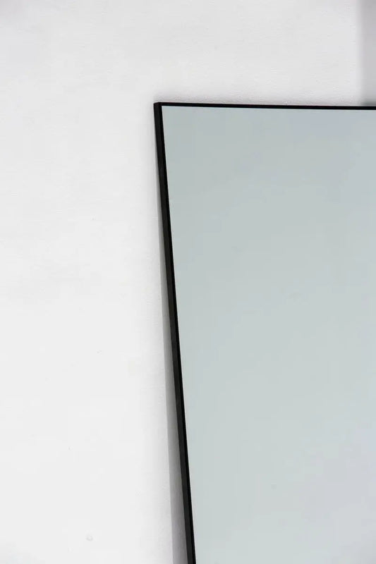 Miroir Métal Rectangulaire Noir Zara en Pleine Longueur - Modernista Maroc