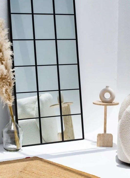 Table d'appoint ronde en travertin - Modernista Maroc