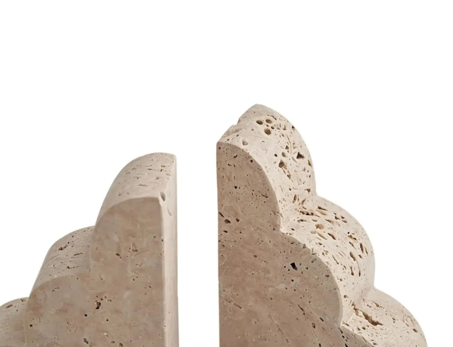 Serre-livres en travertin - Modernista Maroc