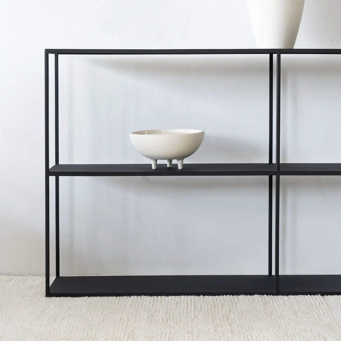 Console Onyx — version acier noir poudré Modernista Maroc