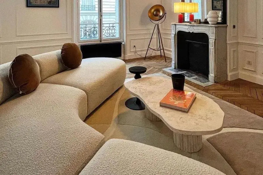 Table basse plateau forme organique Hades - Modernista Maroc