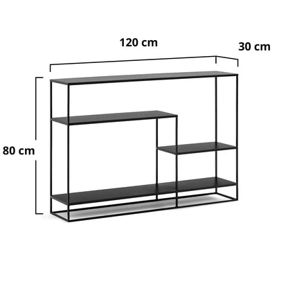 Console Asymétrique en Métal