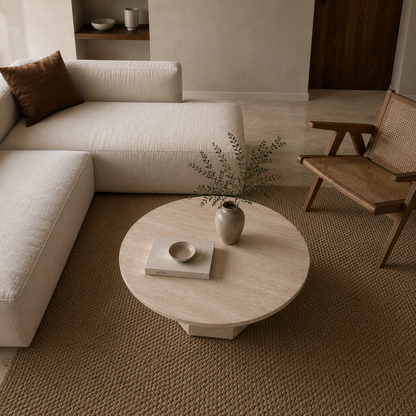 Table Basse Eos en Travertin