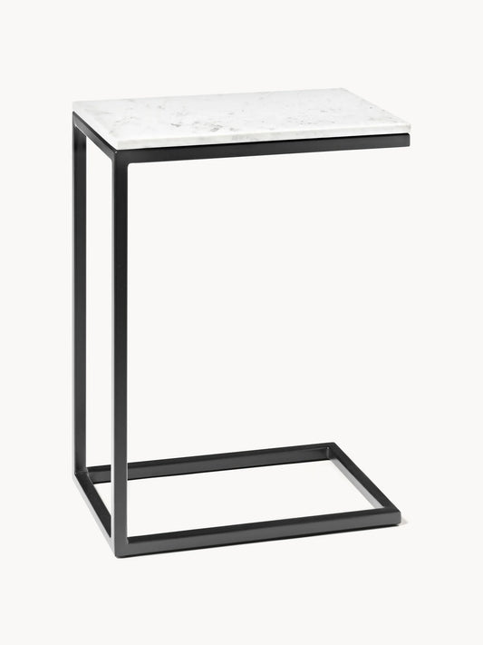 Table d’appoint en véritable marbre Solis Modernista Maroc