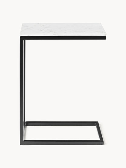 Table d’appoint en véritable marbre Solis Modernista Maroc