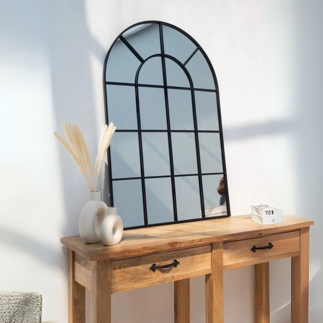 Miroir Arqué Noir