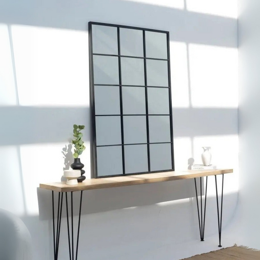 Grand Miroir Noir Rectangulaire