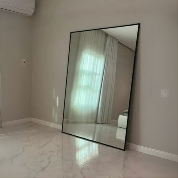 Miroir XXL Rectangulaire Noir - Dimensions 230 x 150 cm et 225 x 235 cm