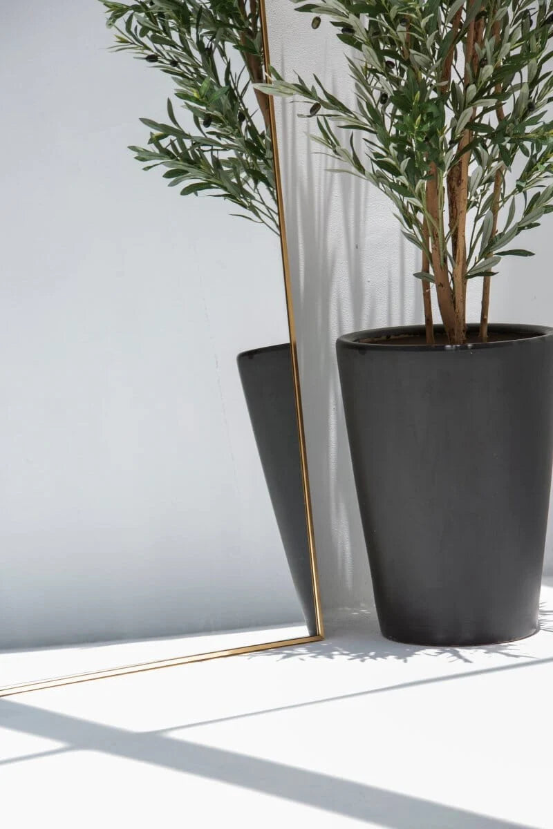 Grand Miroir XXL avec Forme Supérieure Courbée - Élégance et Modernité