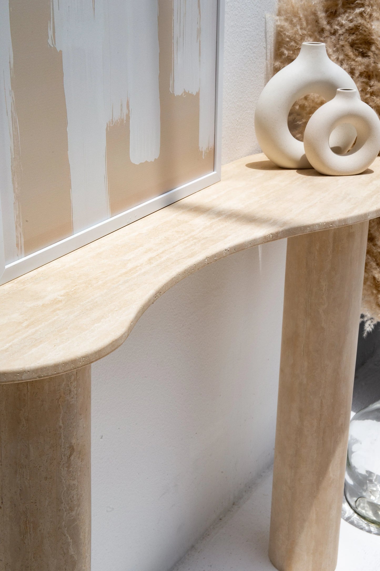 Console en travertin Alta