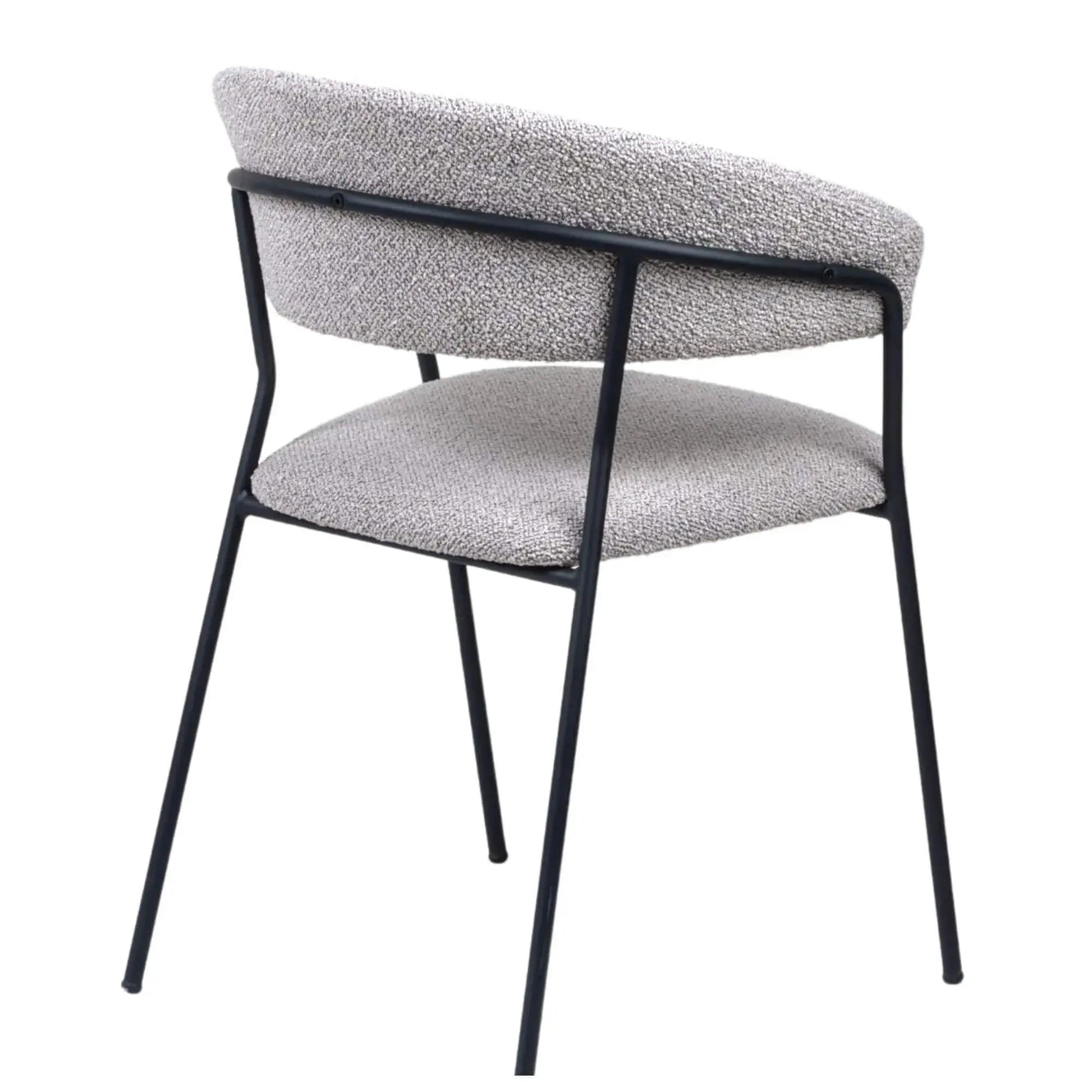 Chaise jojo – Bouclette – Gris - Modernista Maroc