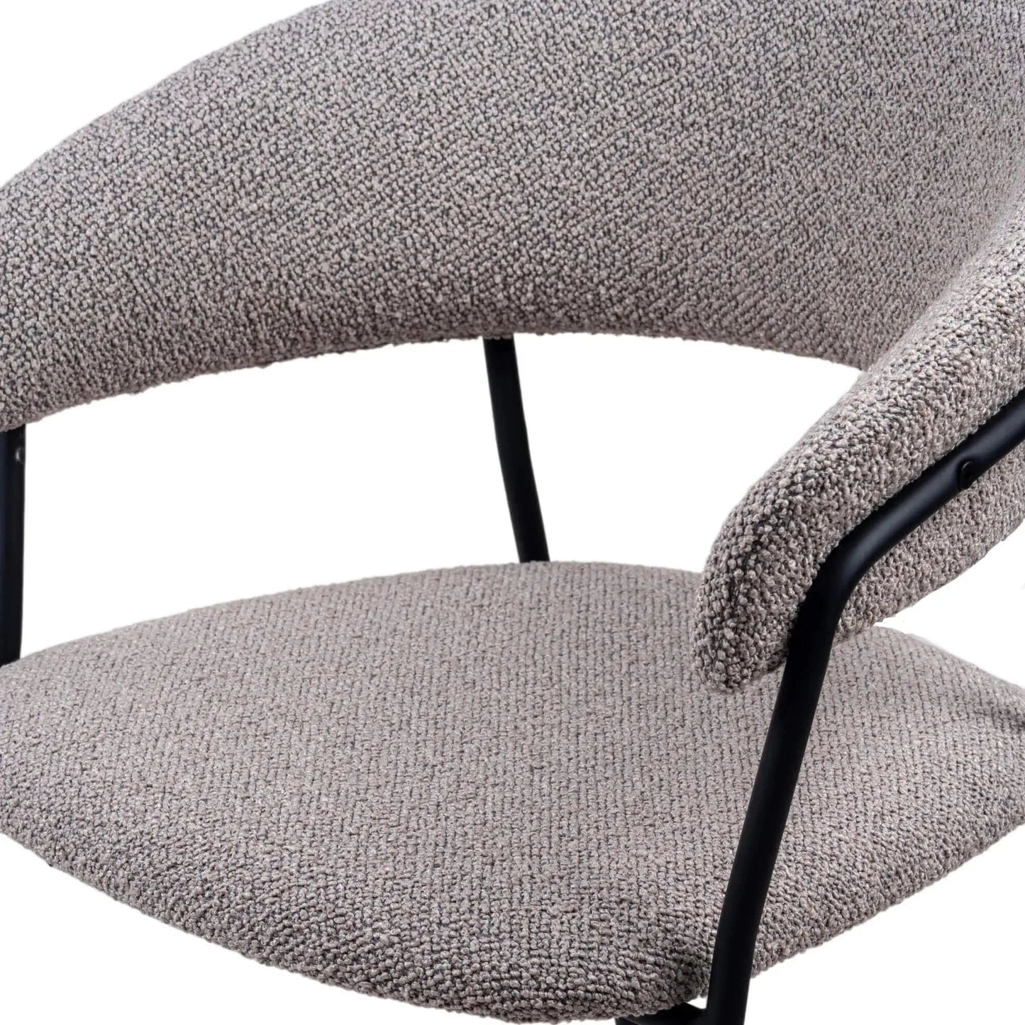 Chaise jojo – Bouclette – Gris - Modernista Maroc