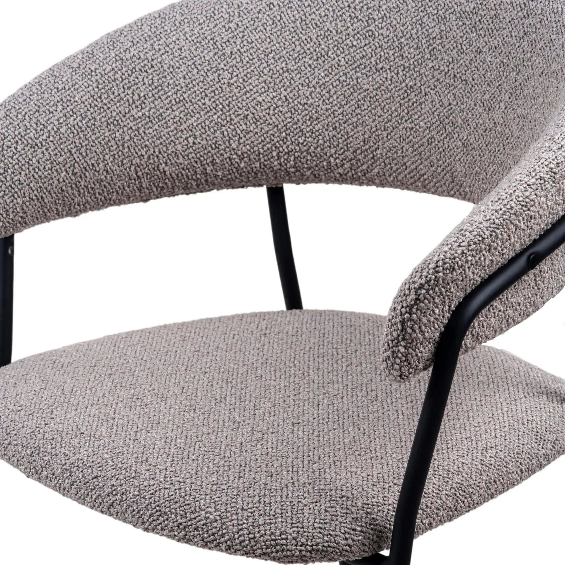 Chaise jojo – Bouclette – Gris - Modernista Maroc
