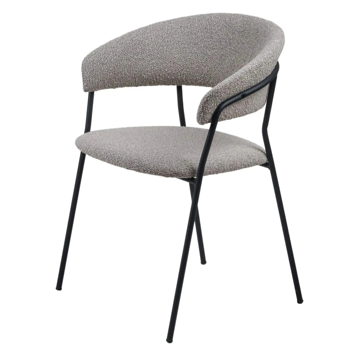 Chaise jojo – Bouclette – Gris - Modernista Maroc