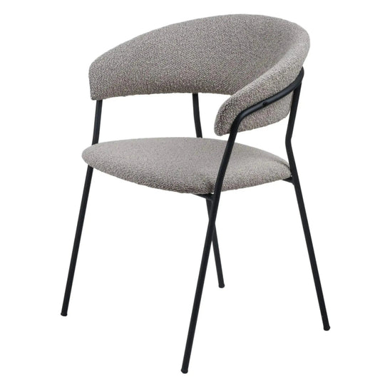 Chaise jojo – Bouclette – Gris - Modernista Maroc
