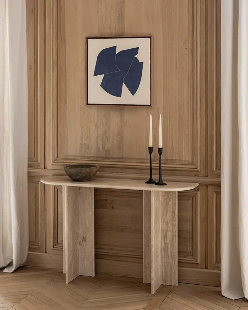 Console en travertin Constance - Modernista Maroc