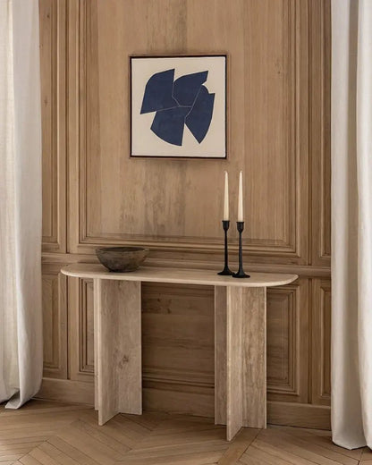 Console en travertin Constance - Modernista Maroc