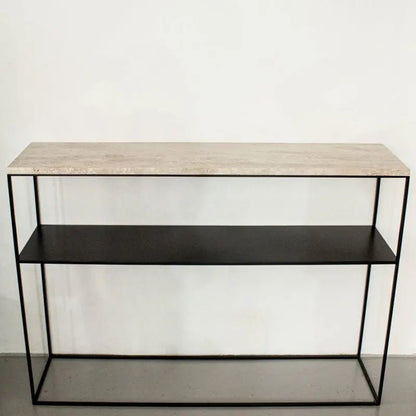 Console en travertin Mars - Modernista Maroc