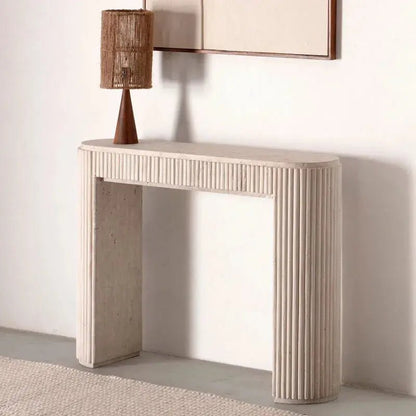 Console en travertin Thyssia - Modernista Maroc