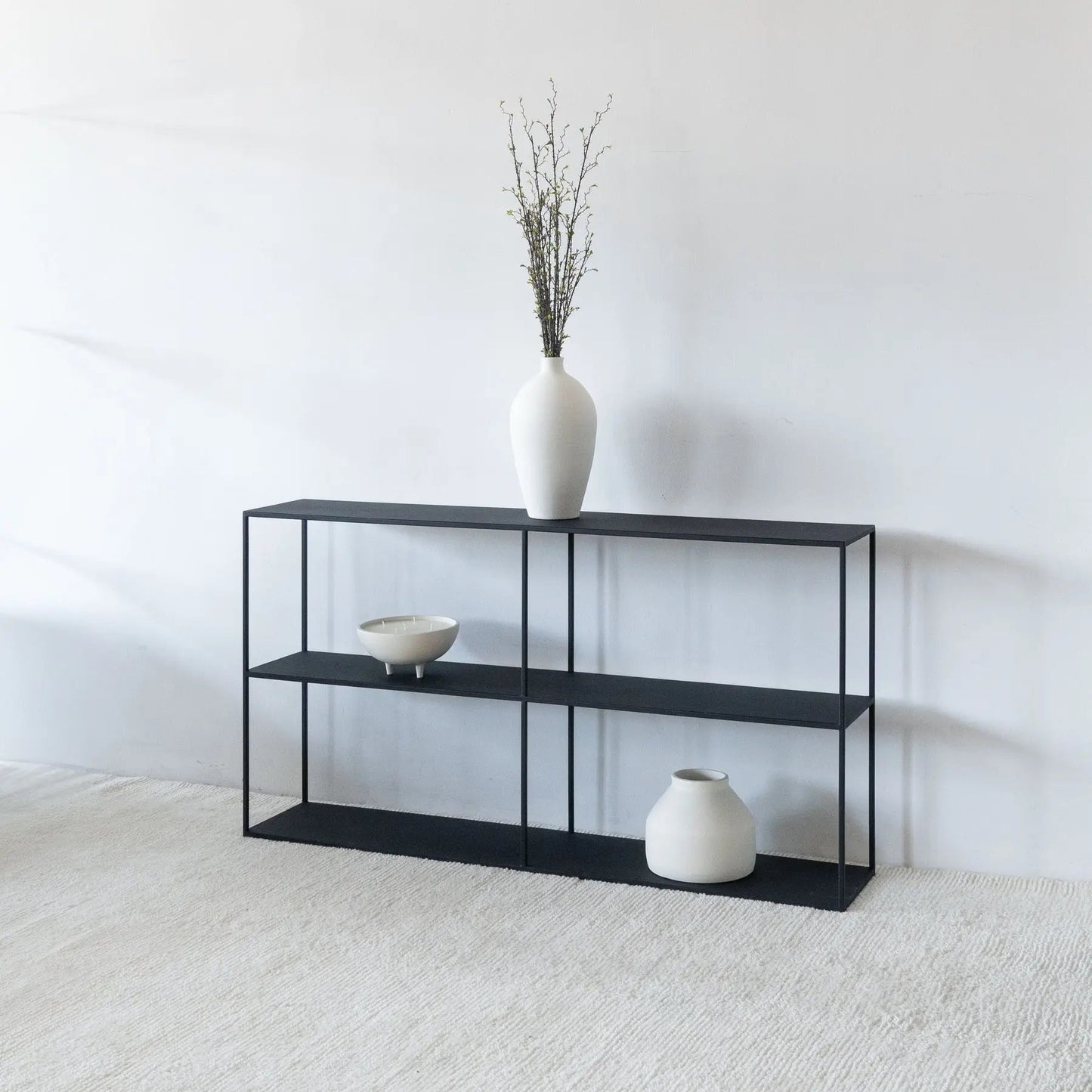 Console Onyx — version acier noir poudré - Modernista Maroc