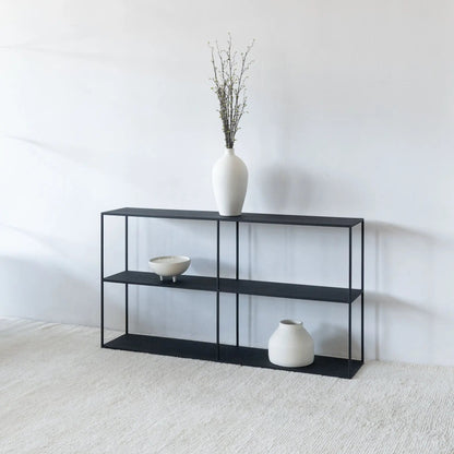 Console Onyx — version acier noir poudré - Modernista Maroc