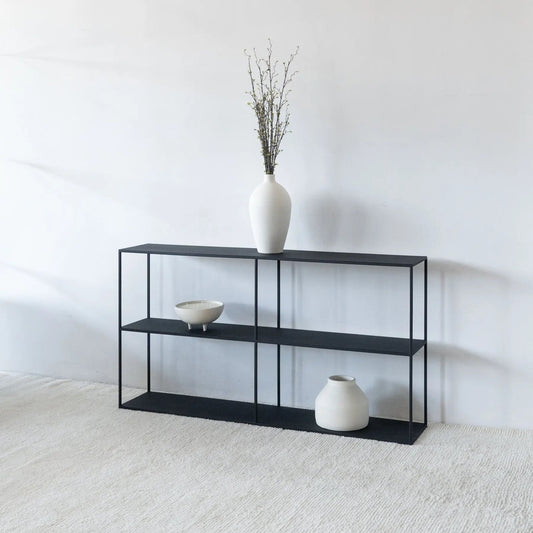Console Onyx — version acier noir poudré - Modernista Maroc