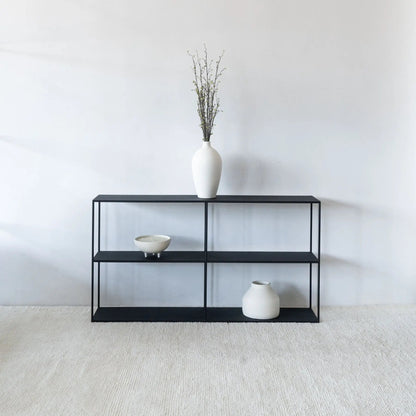 Console Onyx — version acier noir poudré - Modernista Maroc