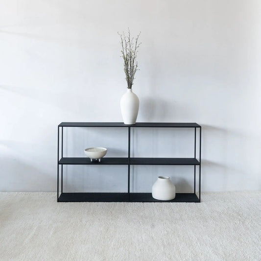 Console Onyx — version acier noir poudré - Modernista Maroc