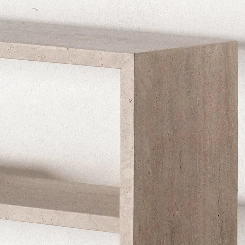 Console d'entrée en travertin Aurora