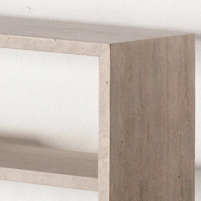 Console d'entrée en travertin Aurora