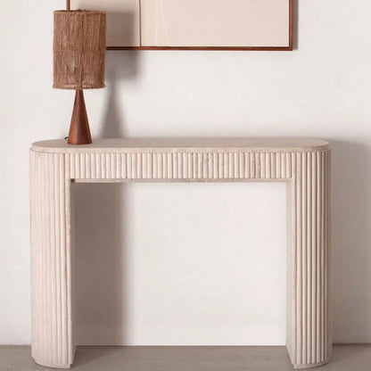 Console en travertin Thyssia