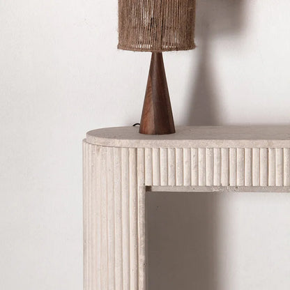 Console en travertin Thyssia