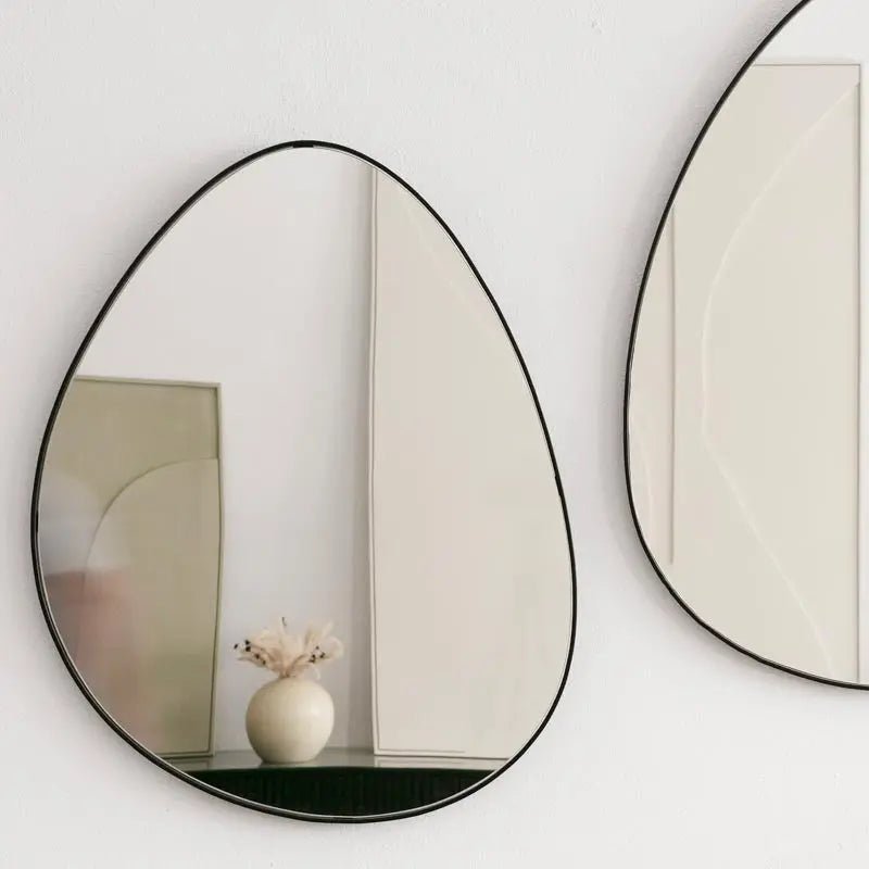 Duo de Miroirs Muraux Organiques - Modernista Maroc