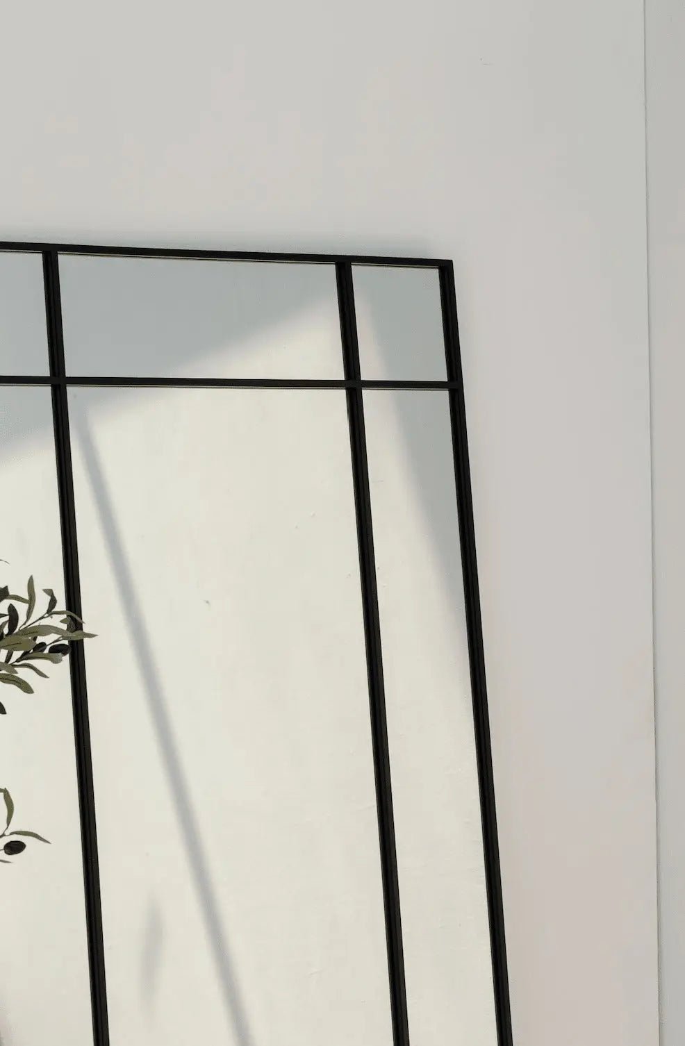 Grand Miroir Noir Rectangulaire - Modernista Maroc
