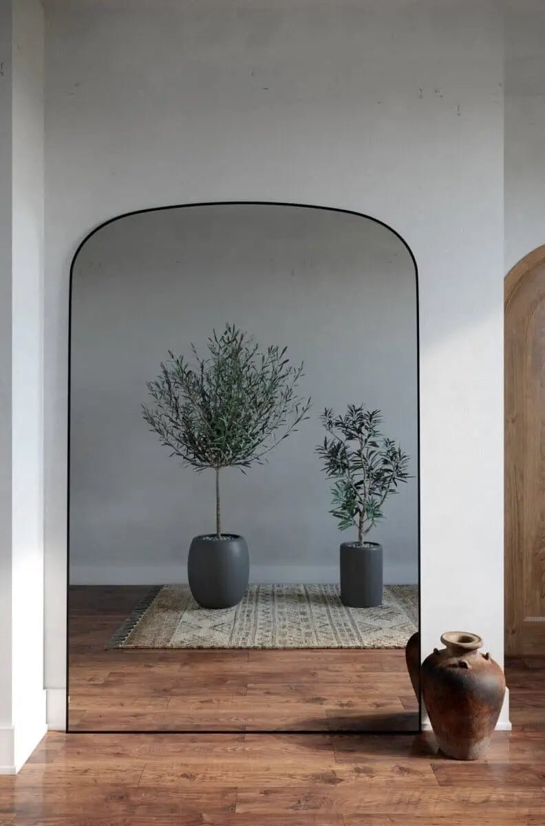 Grand Miroir XXL avec Forme Courbée - Modernista Maroc