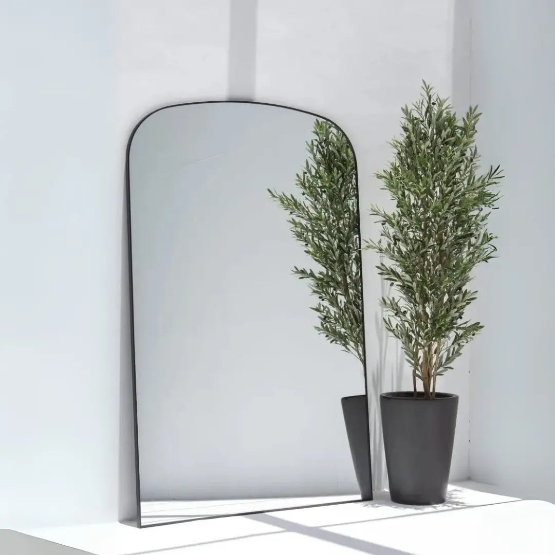 Grand Miroir XXL avec Forme Courbée - Modernista Maroc