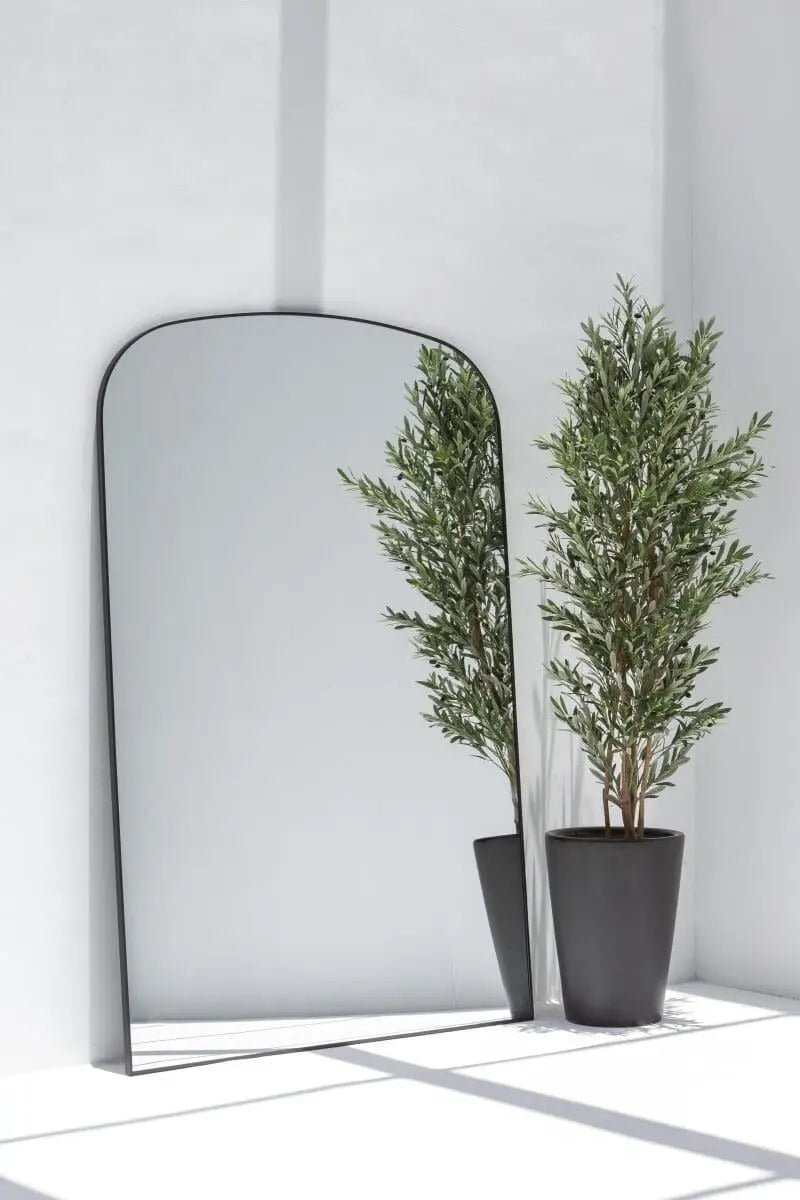 Grand Miroir XXL avec Forme Courbée - Modernista Maroc