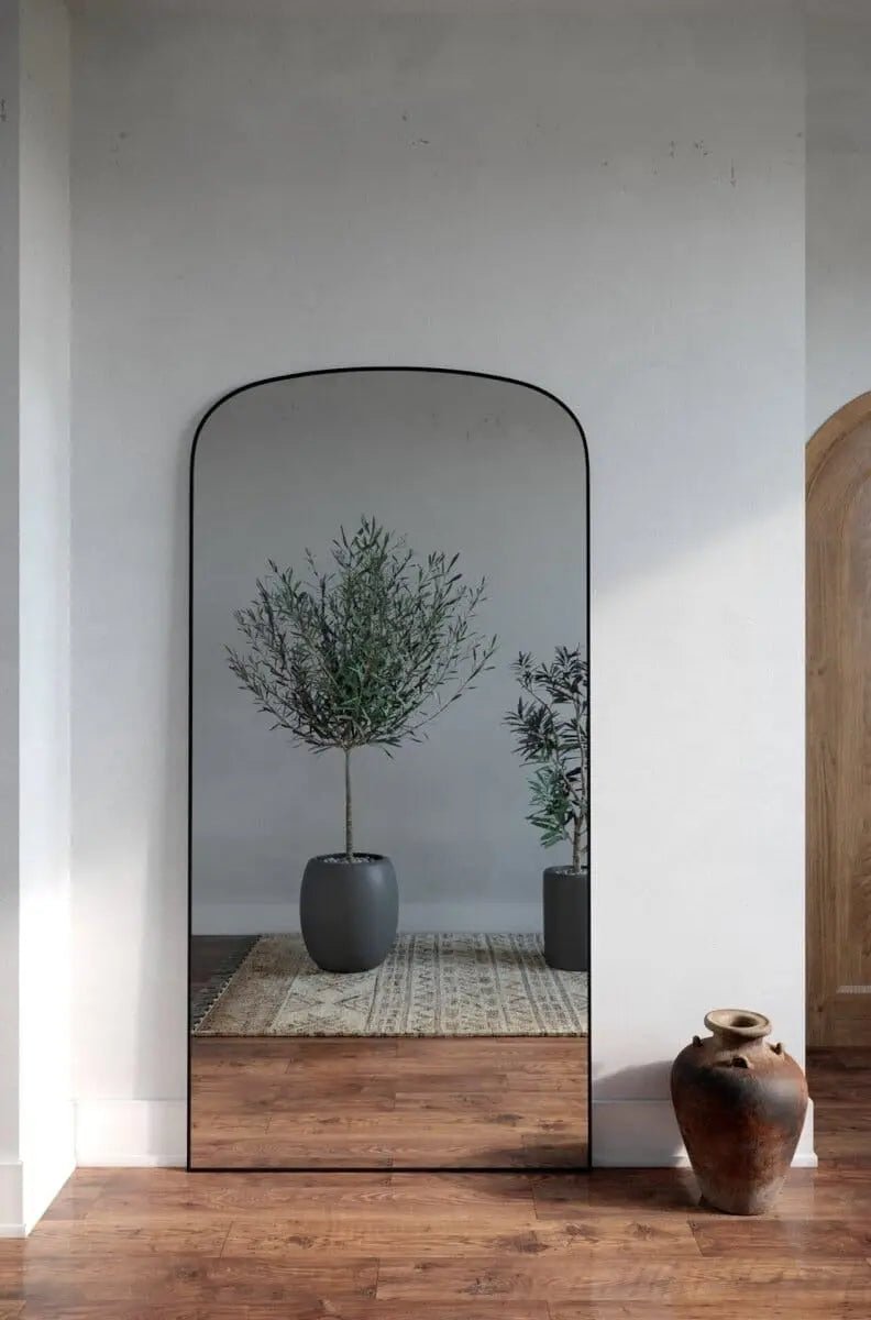 Grand Miroir XXL avec Forme Courbée - Modernista Maroc