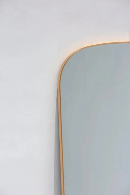 Grand Miroir XXL avec Forme Supérieure Courbée - Élégance et Modernité - Modernista Maroc