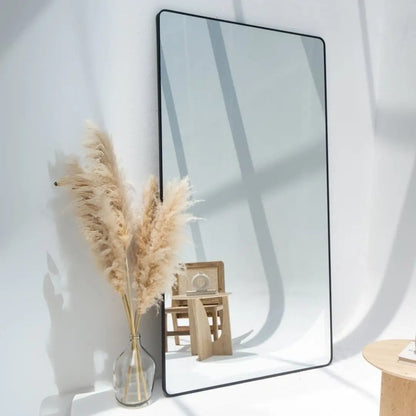 Miroir Adeline Rectangulaire Noir - Modernista Maroc
