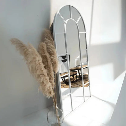 Miroir Arqué gris avec Cadre Divisé ( 6 Dimensions ) - Modernista Maroc