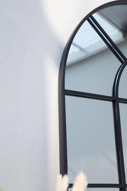 Miroir Arqué Noir - Modernista Maroc