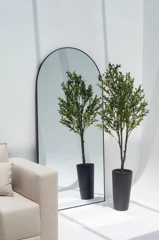 Miroir Arqué noir Minimaliste ( 7 Dimensions ) - Modernista Maroc