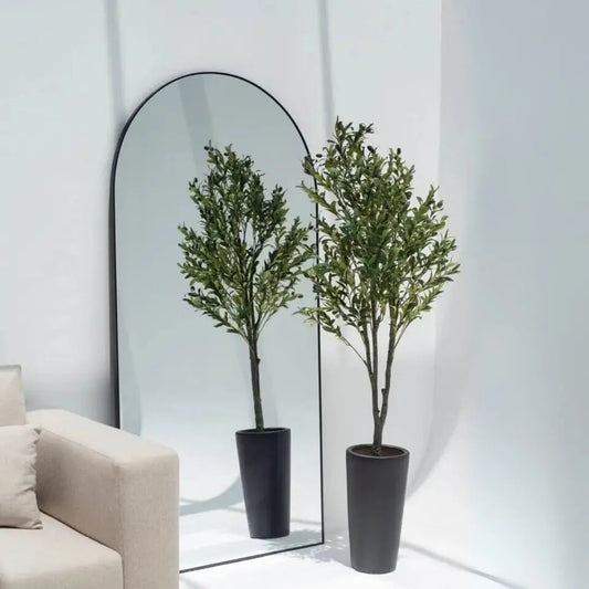 Miroir Arqué noir Minimaliste ( 7 Dimensions ) - Modernista Maroc
